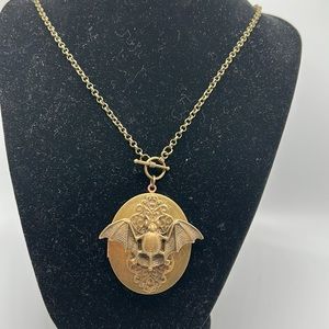 Bat pendant necklace